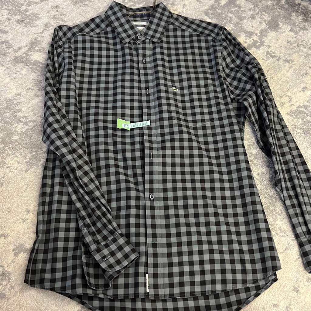 Lacoste Checkered Button Down